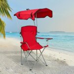 Chaise de camping - huole - pliante - accoudoirs - pare - soleil - 120kg Chaise de camping - huole - pliante - accoudoirs - pare - soleil - 120kg