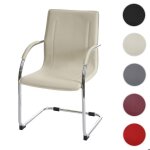 Chaise de conf�rence samara chaise cantilever pvc ~ cr�me