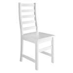 Chaise de cuisine blanche chaise de salle � manger chaise en pin massif 90. 71 - 21w