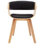 Chaise de cuisine noir - montage simple - shieldpro� chaise de salle � mangerscandinavepour salon noir ...