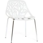 Chaise design blanche - lily - designetsamaison