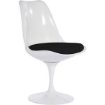 Chaise design noire - tulipe