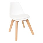 Chaise enfant baya blanc - atmosphera createur dinterieur