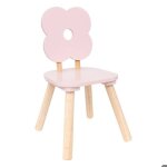 Chaise enfant fleur ally rose - atmosphera cr�ateur dint�rieur
