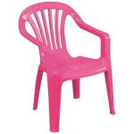 Chaise enfant - plastique - rose