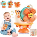 Chaise haute � ventouse jouet pour b�b� � partir de 6 mois jouet sensoriel rotatif - b�b� 1 an gar�on ...