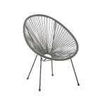 Chaise de jardin gris fonc� acapulco ii