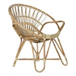 Chaise de jardin - marque - rotin - blanc - confortable et élégante Chaise de jardin - marque - rotin - blanc - confortable et élégante