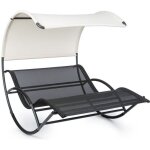 Chaise longue à bascule - blumfeldt - chaise de jardin - design ergonomique - transat - 350kg max - bain ... Chaise longue à bascule - blumfeldt - chaise de jardin - design ergonomique - transat - 350kg max - bain ...