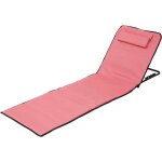 Chaise longue pliante - autrement - orange - portable - idéale pour plage et jardin - 1 personne Chaise longue pliante - autrement - orange - portable - idéale pour plage et jardin - 1 personne