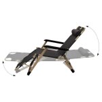 Chaise longue pliante transat pliant et inclinable appuie - tête et coussin amovibles structure en acier ... Chaise longue pliante transat pliant et inclinable appuie - tête et coussin amovibles structure en acier ...