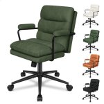 Chaise de maquillage alfordson � roulettes chaise de bureau rembourr�e pour femmes et jeunes filles chenille ...