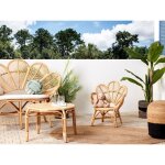 Chaise paon en rotin naturel pour enfants florentine ii