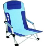 Chaise de plage - brunner - bula - pliable - accoudoirs - pieds larges