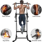 Chaise romaine musculation ajustable dips power tower barre de traction  domicile - home fitness code ...