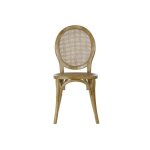 Chaise de salle à manger - 8424001805570 - marron clair - orme et rotin - 45 x 42 x 92 cm Chaise de salle à manger - 8424001805570 - marron clair - orme et rotin - 45 x 42 x 92 cm