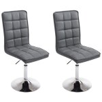 Chaises de salle � manger - clp - peking v2 - similicuir - r�glable en hauteur - pivotant