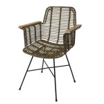 Chaise de salle à manger hwc - m29 chaise de cuisine en osier chaise en rotin chaise avec accoudoirs ... Chaise de salle à manger hwc - m29 chaise de cuisine en osier chaise en rotin chaise avec accoudoirs ...