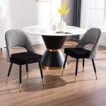 Wahson chaise de salle � manger lot de 2 chaise salle � manger chaise de cuisine avec pieds en m�tal ...