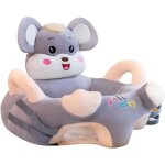 Chaise si�ge b�b� enfants chaise en cotton assis support b�b� canap� si�ge - coussin rat