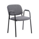 Chaise de visiteur ken pro en tissu - clp - gris - contemporain - design - 1 place - intrieur