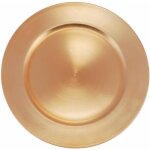 Chaks 13342 - 81 grande sous - assiette plastique 33cm or