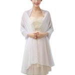 Ch�les - non sp�cifi� - mousseline - 100% polyester - 200x70cm - blanc