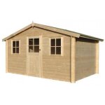 Chalet en bois 11. 36 m² ystad avec plancher + gouttière Chalet en bois 11. 36 m² ystad avec plancher + gouttière