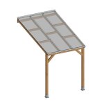 Chalet & jardin pergola bois avec toit 3x2m Chalet & jardin pergola bois avec toit 3x2m