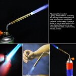 Chalumeau en acier inoxydable torche  gaz brasage au gaz butane camping pour la cuisson  souder - roe ...