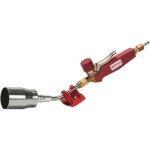 Chalumeau �tancheur acier comprenant un manche r�f. 605 wr + un godet de 100 kw + un col de 180 mm