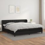 Chambre 200 x 200 cm lit moderne - lit à sommier tapissier avec matelas noir 200x200 cm similicuir136 ... Chambre 200 x 200 cm lit moderne - lit à sommier tapissier avec matelas noir 200x200 cm similicuir136 ...