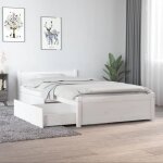 Chambre 90 x 190 cm cadre de lit moderne avec tiroirs blanc 90x190 cm simple298
