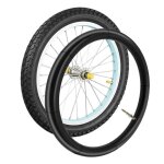 Chambre � air 20x1. 75 � 1. 90 pour v�lo en caoutchouc avec valve 44mm noir