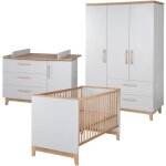 Roba chambre bb complte caro - lit 70x140 + commode  langer + armoire 3 portes