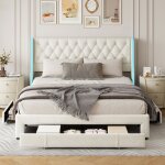 Chambre complete adultesommier 160x200lit deux placelit coffre 160x200lit led 160 x 200rembourr�led3 ...