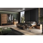 Chambre  coucher design collection eos : armoire lit 160x200 commode chevets. couleur chne clair et ...
