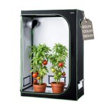 Chambre de culture - vevor - 120x60x180 cm - tente de culture plantes dint�rieur - mylar 600d hautement ...