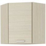 Chamonix meuble angle haut 60 / 60 - décor chêne clair - l58 x p58 x h72 cm Chamonix meuble angle haut 60 / 60 - décor chêne clair - l58 x p58 x h72 cm