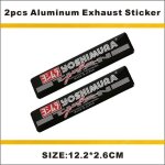 Autocollants d�chappement - yoshimura - moto - r�sistants � la chaleur - personnalisation - noir