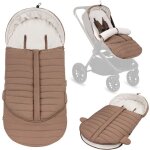 Chanceli�re pour poussettes lionelo oli - universelle - imperm�able - + 5 � ?20�c - filtre uv - beige ...