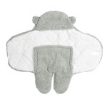 Chanceli�re - tom et zoe - ourson - polaire - douce - grise