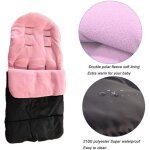 Chancelire universelle pour poussette housse de sige en coton pour poussette de bb sac de couchagechaude ...