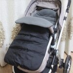 Chanceli�re universelle pour poussette housse de si�ge en coton pour poussette de b�b� sac de couchagechaude ...