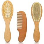 Changm 3 pices ensemble de brosse  cheveux et peigne pour bb pour nouveau - n brosse  cheveux en ...