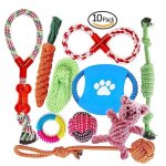 Changm ensemble lot de 10 de jouets pour chien durables m�cher corde jouet solitude petits et moyens ...