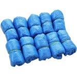 Changzhou lot de 100 couvre - chaussures jetables en plastique bleu pour protection int�rieure et ext�rieure ...