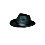 Chapeau al capone noir - feutre mixte pour adulte - modle al capone - utilisation extrieure