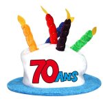 Chapeau anniversaire 70 ans