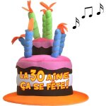 Chapeau anniversaire musical 30 ans